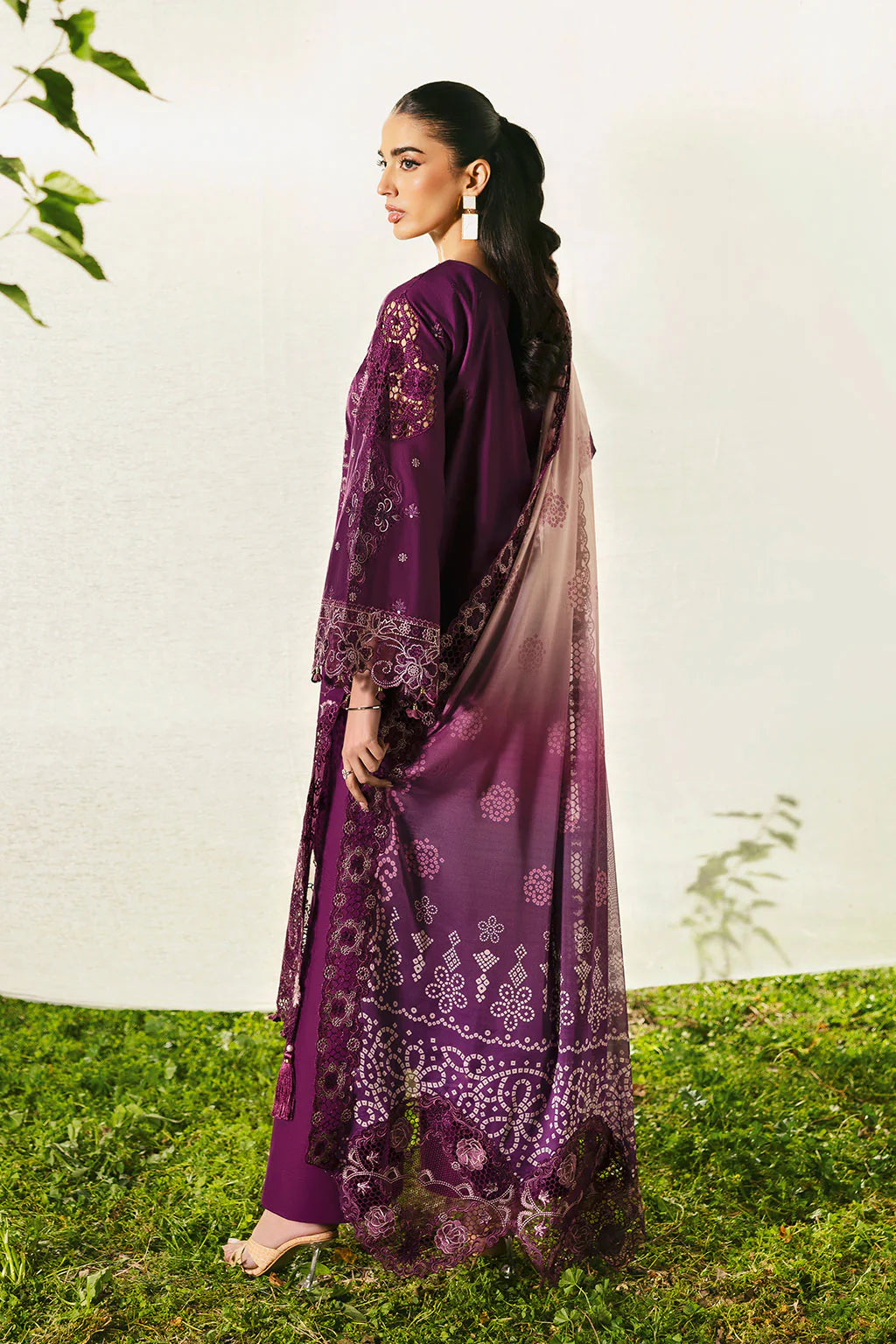 Ramsha 3Pc Embroidered Lawn Suit Y-1305 gulbuy.com