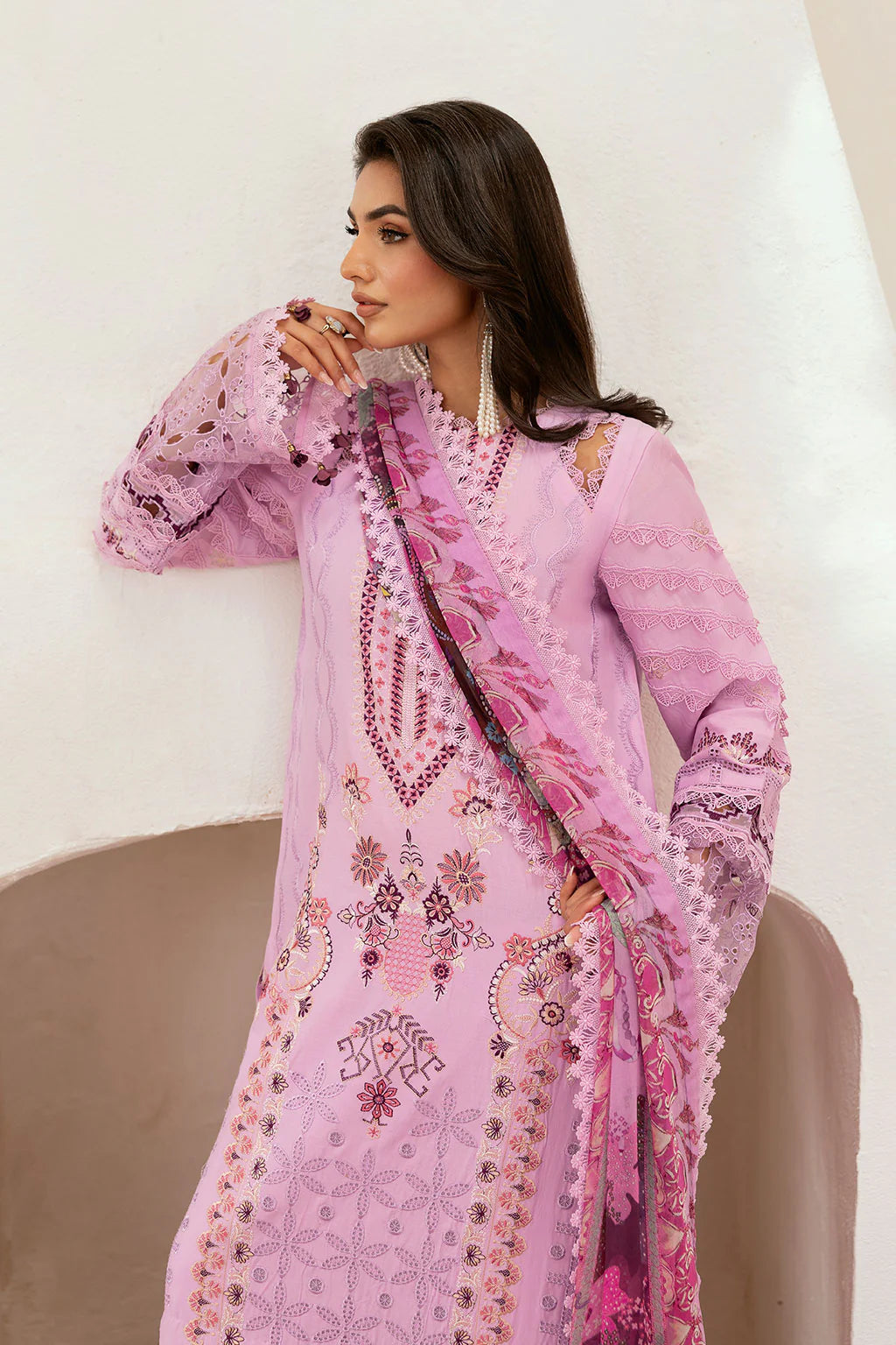 Ramsha 3Pc Embroidered Lawn Suit G-405 gulbuy.com