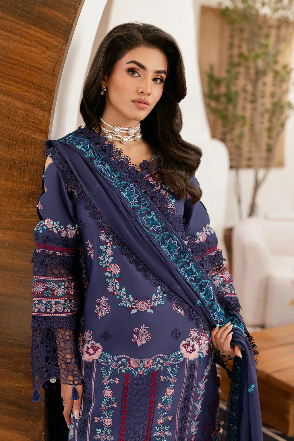 Ramsha 3Pc Embroidered Lawn Suit G-401 gulbuy.com