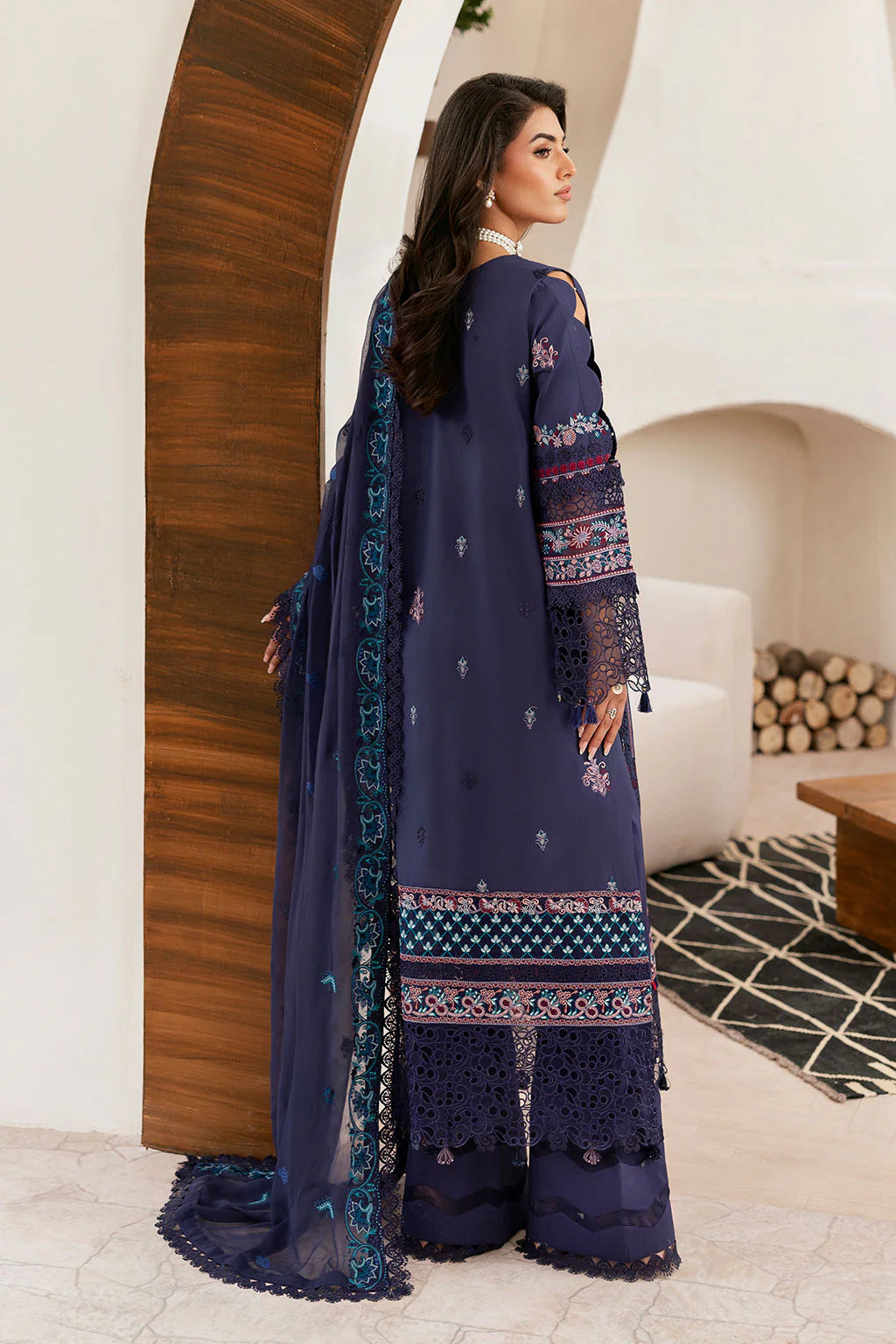 Ramsha 3Pc Embroidered Lawn Suit G-401 gulbuy.com