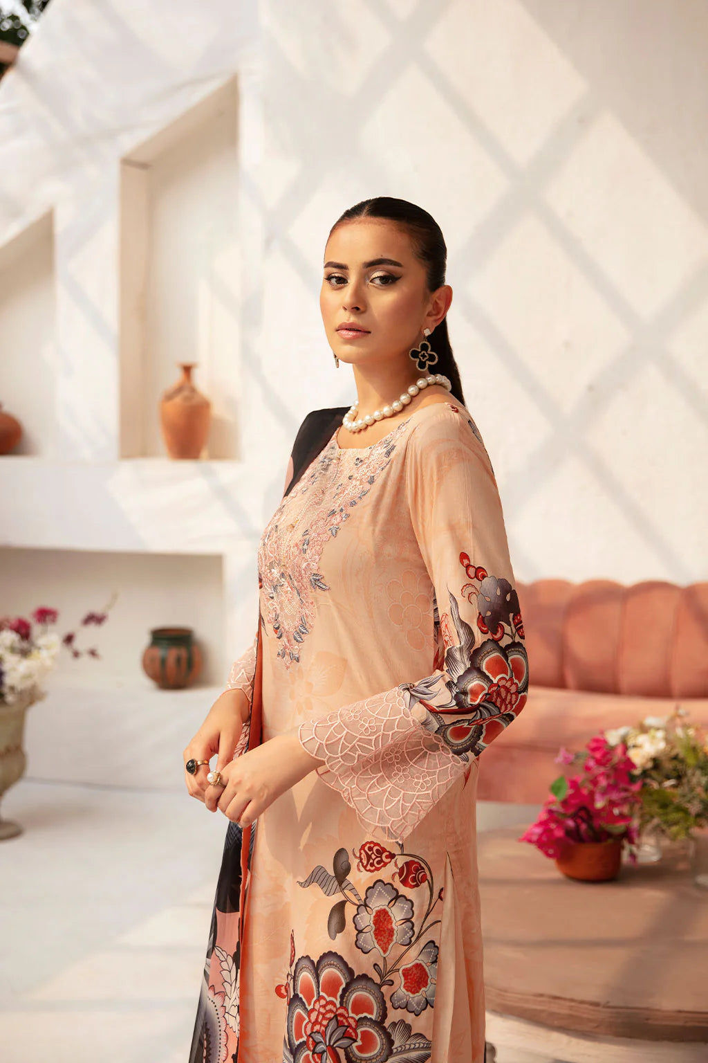 Ramsha 3Pc Printed Lawn Suit N-710 gulbuy.com
