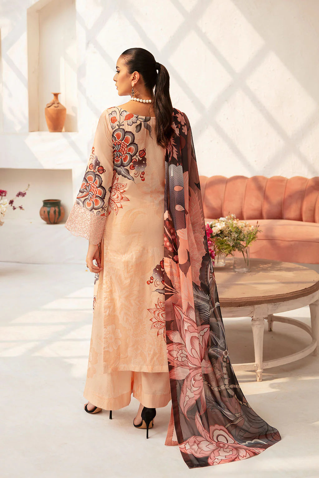 Ramsha 3Pc Printed Lawn Suit N-710 gulbuy.com
