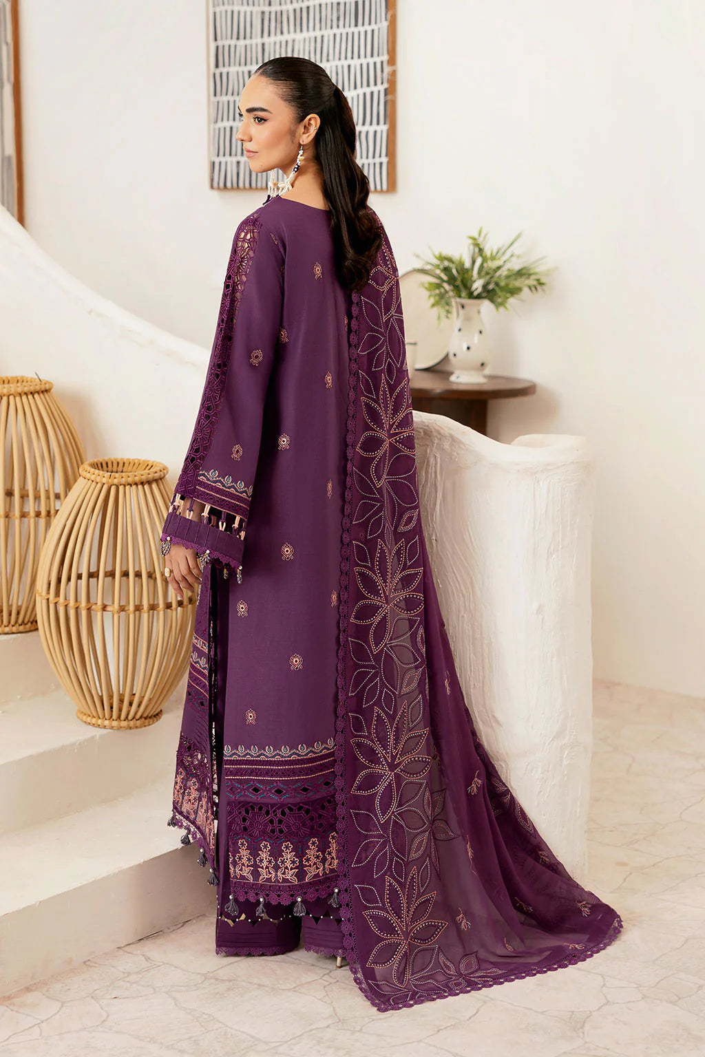 Ramsha 3Pc Embroidered Lawn Suit G-408 gulbuy.com