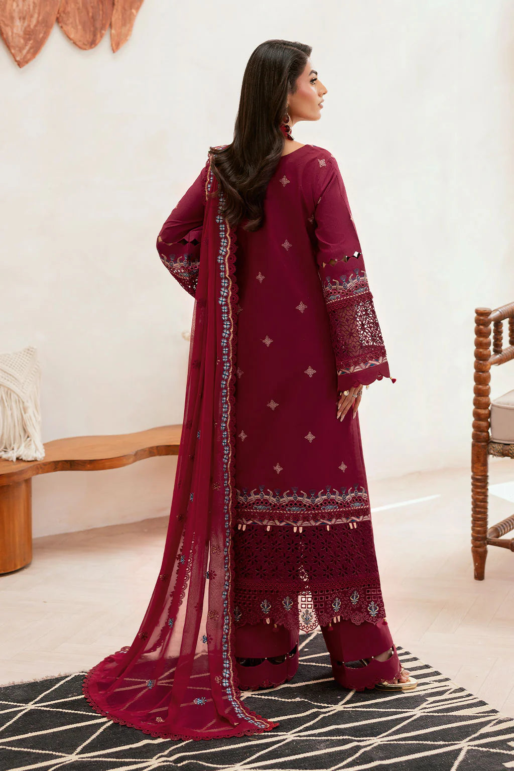 Ramsha 3Pc Embroidered Lawn Suit G-403 gulbuy.com