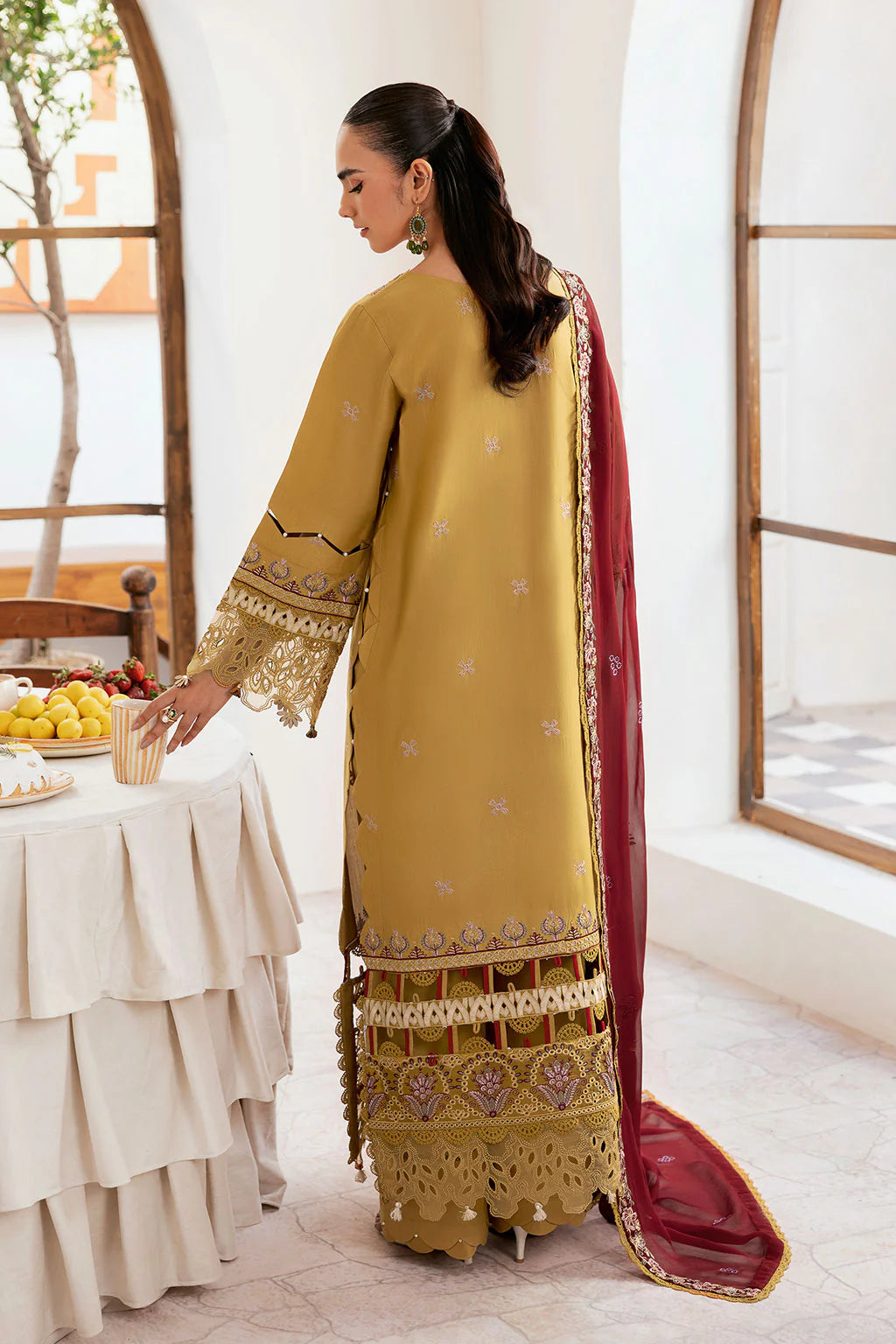 Ramsha 3Pc Embroidered Lawn Suit G-402 gulbuy.com