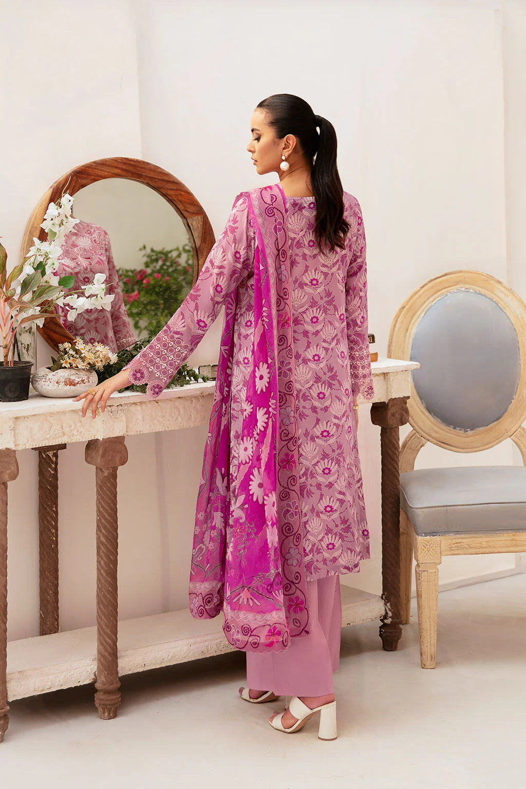 Ramsha 3Pc Printed Lawn Suit N-706 gulbuy.com