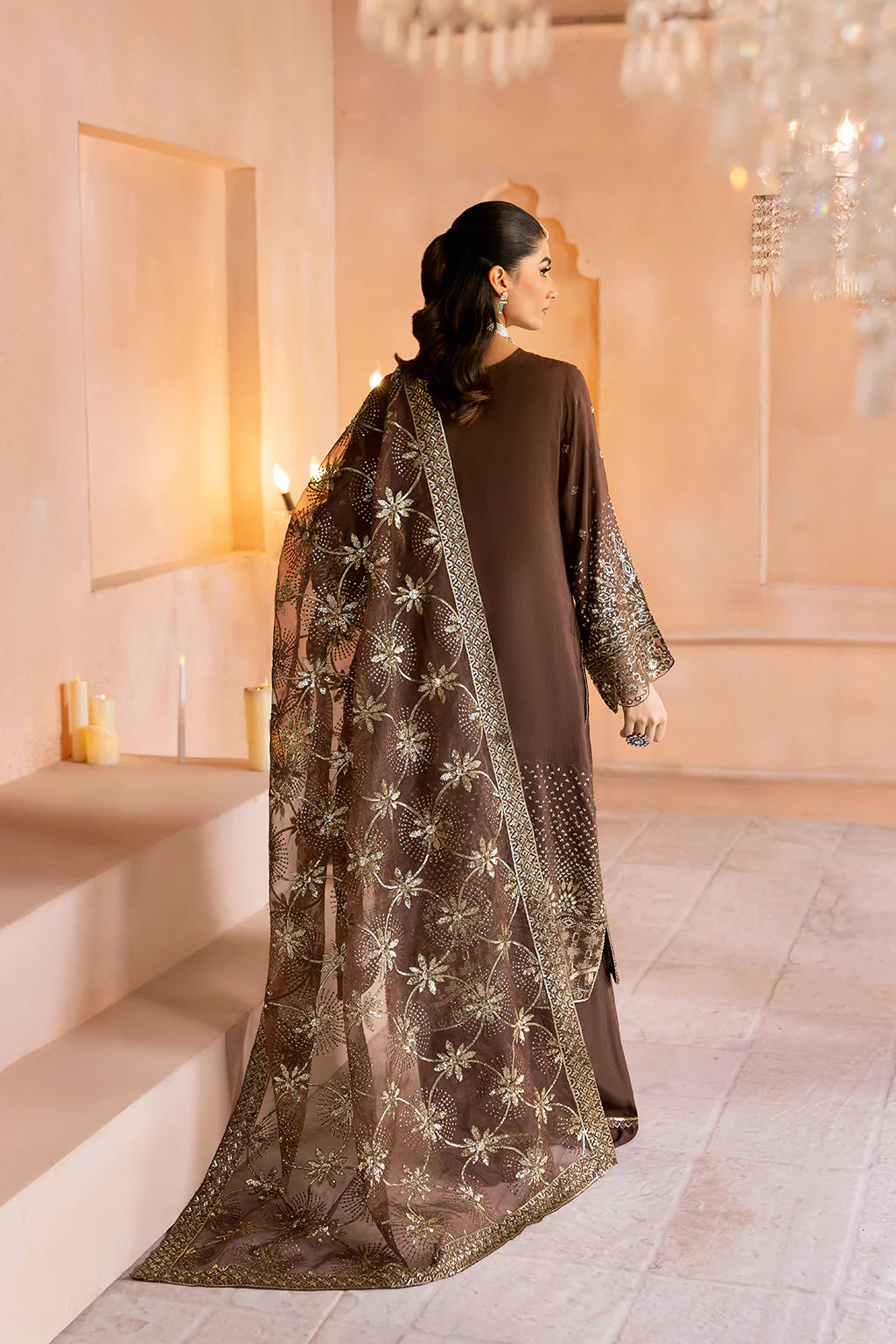 Ramsha 3Pc Embroidered Raw Silk Suit SS-108 gulbuy.com