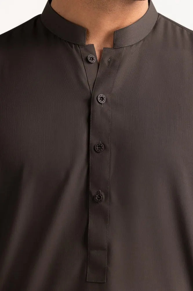 GulAhmad Slate Grey Basic Suit SK-P24-036 gulbuy.com