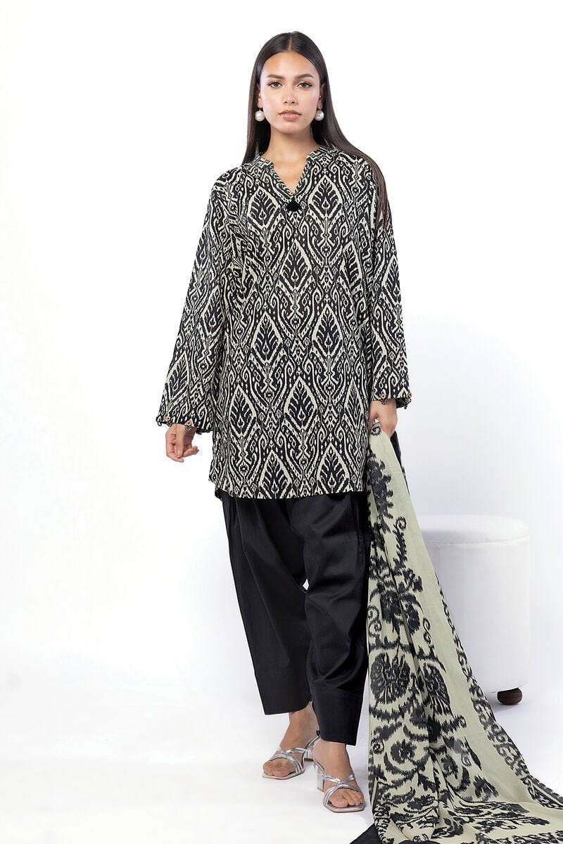 Khaadi 3Pc Printed Lawn Suit SS1105B gulbuy.com