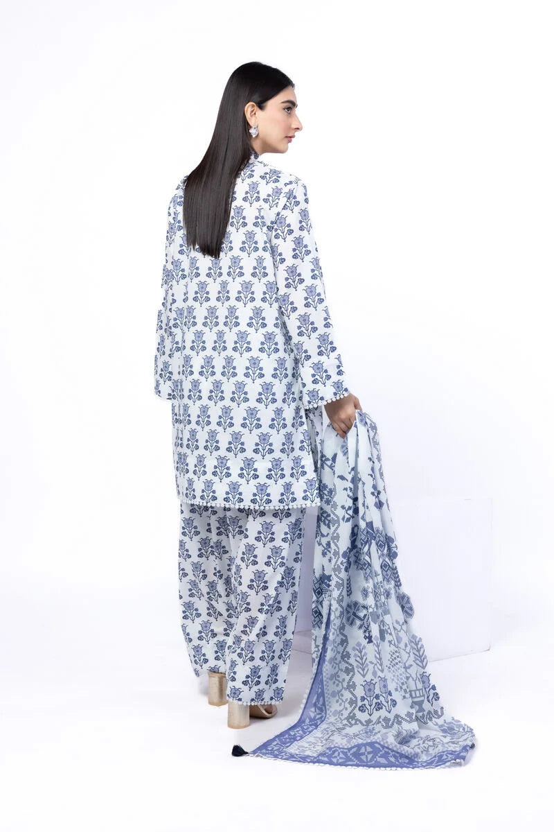 Khaadi 3Pc Printed Lawn Suit SS1153B gulbuy.com