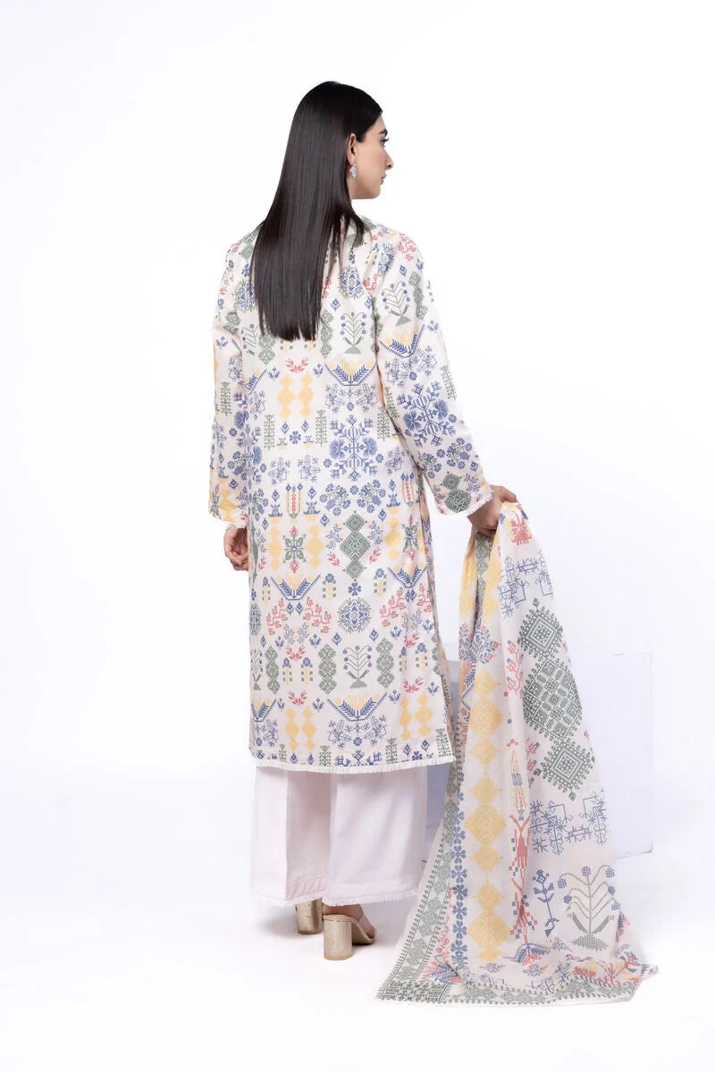 Khaadi 3Pc Printed Lawn Suit SS1155A gulbuy.com