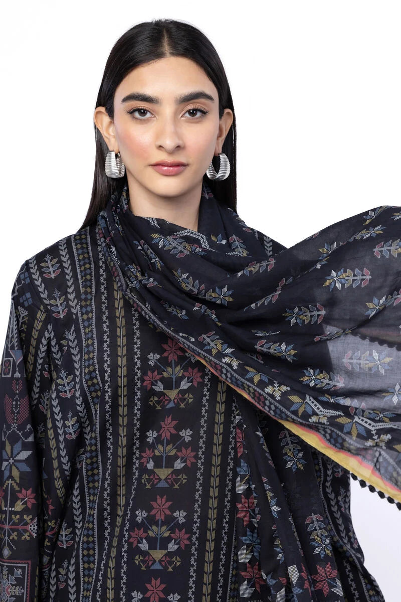 Khaadi 3Pc Printed Lawn Suit SS1156A gulbuy.com