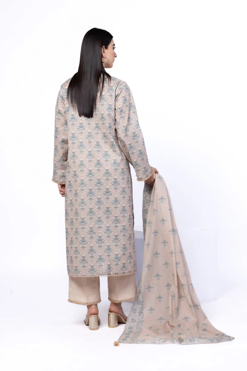 Khaadi 3Pc Printed Lawn Suit SS1158B gulbuy.com