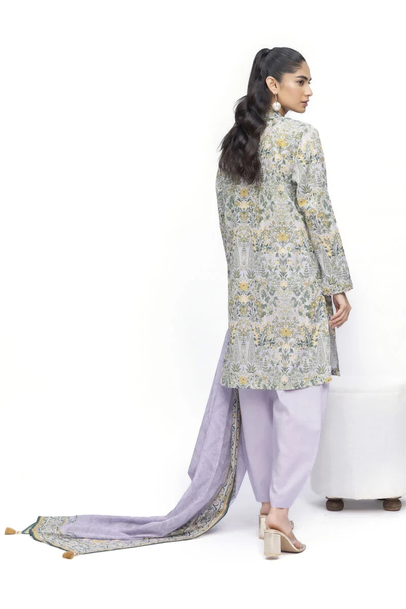 Khaadi 3Pc Embroidered Lawn Suit SS2315B gulbuy.com