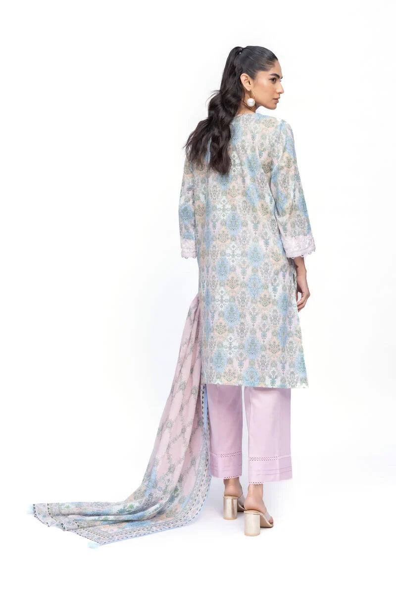 Khaadi 3Pc Embroidered Lawn Suit SS2316B gulbuy.com