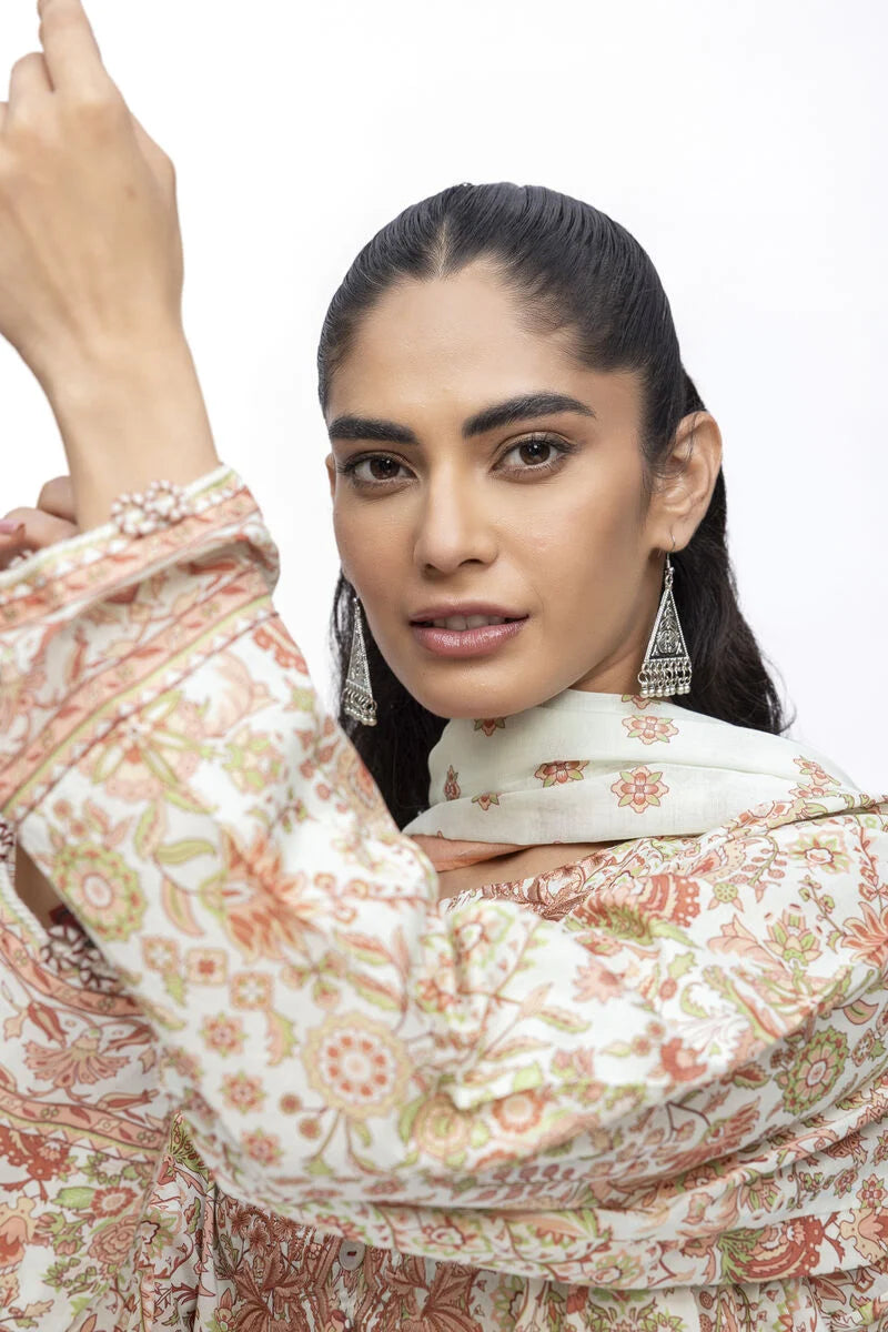 Khaadi 3Pc Embroidered Lawn Suit SS2320B gulbuy.com