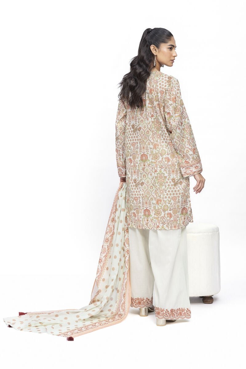 Khaadi 3Pc Embroidered Lawn Suit SS2320B gulbuy.com