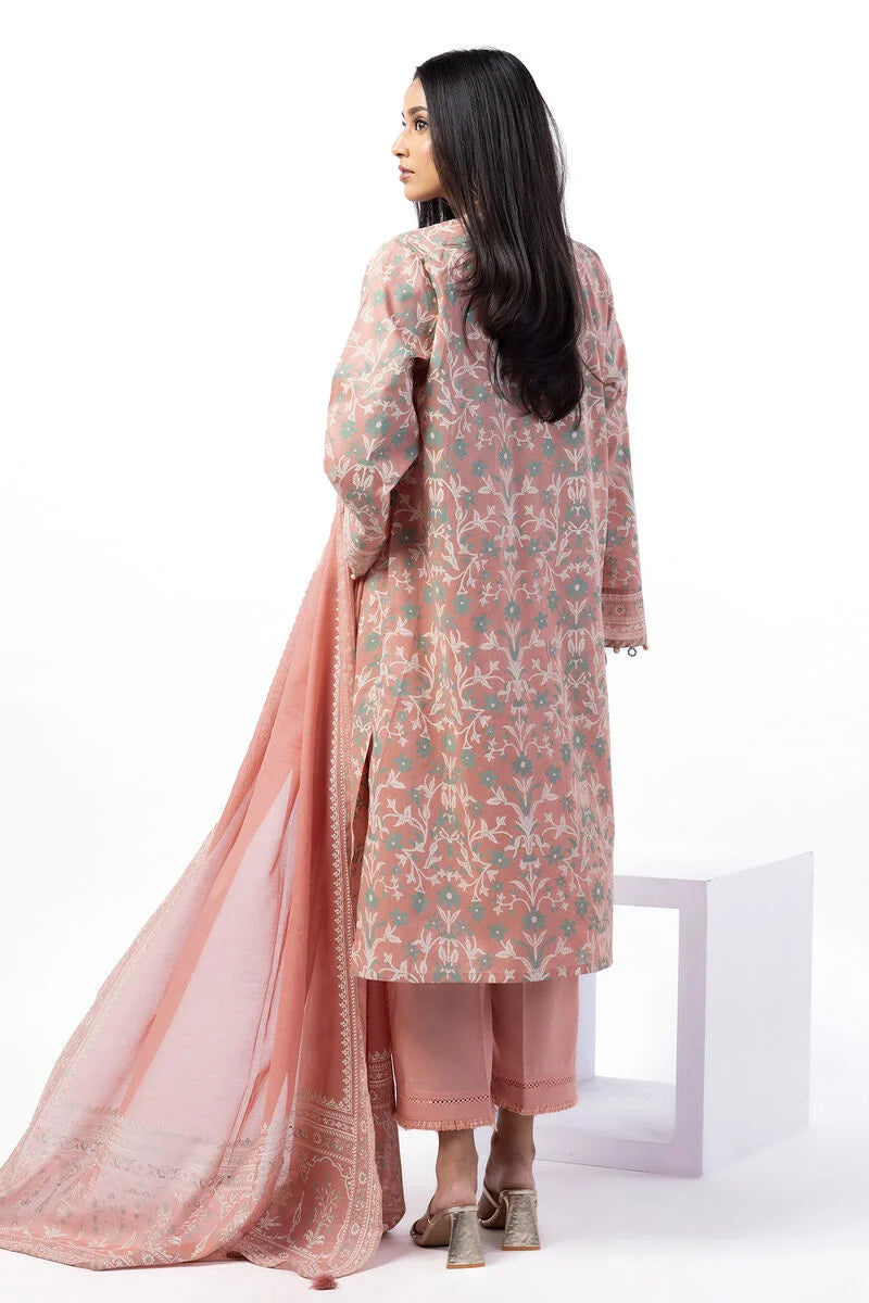 Khaadi 3Pc Printed Lawn Suit SS2322BST gulbuy.com