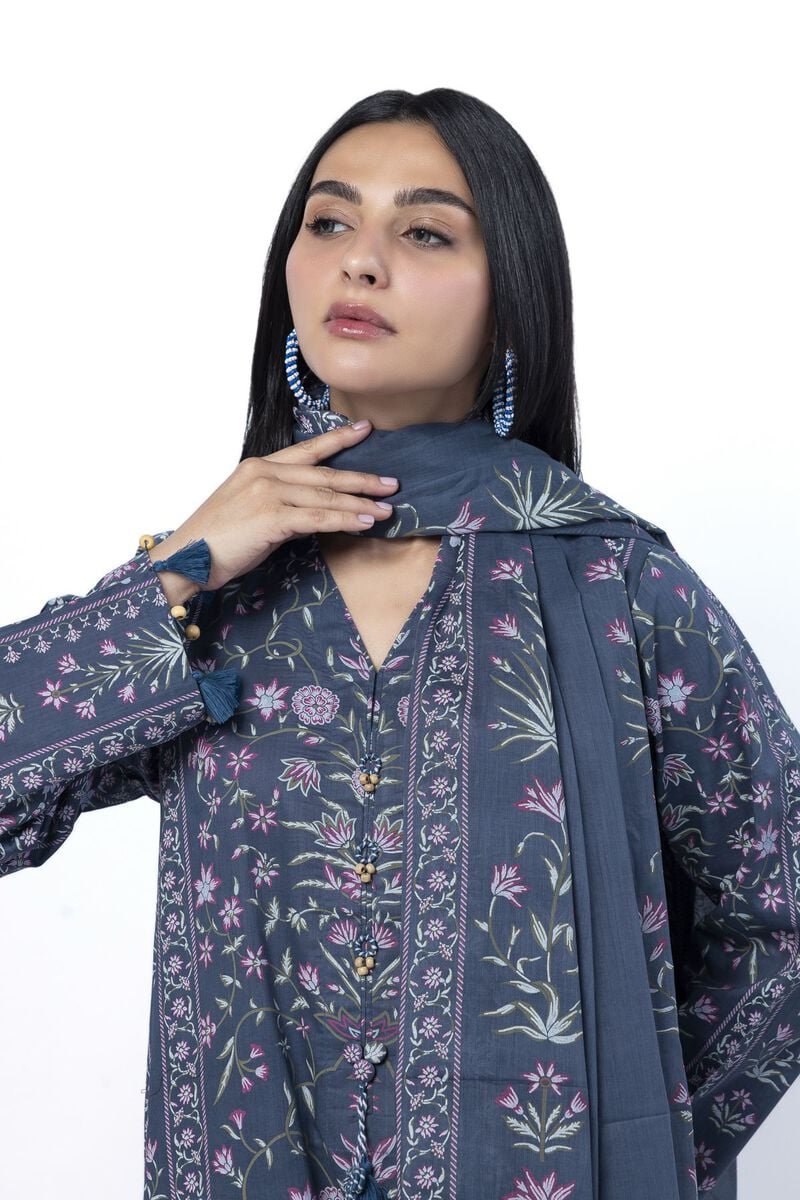 Khaadi 3Pc Printed Lawn Suit SS2328AST gulbuy.com