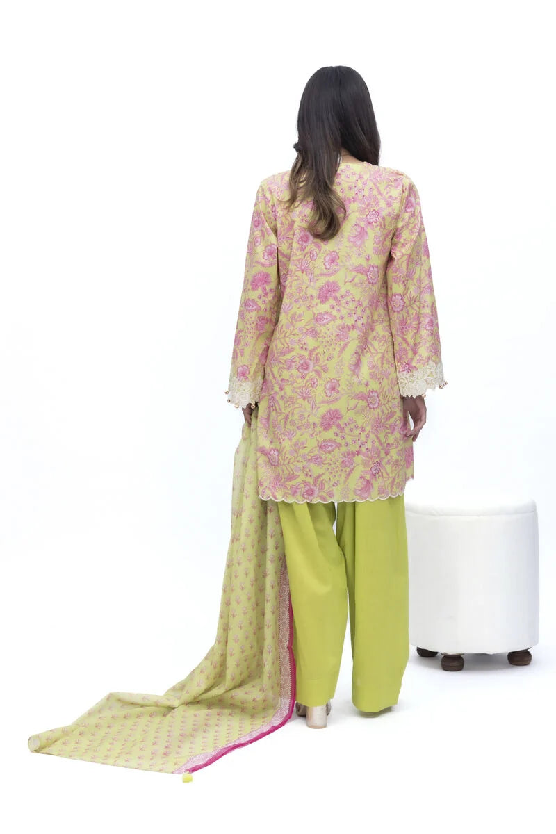 Khaadi 3Pc Embroidered Lawn Suit SS2339B gulbuy.com