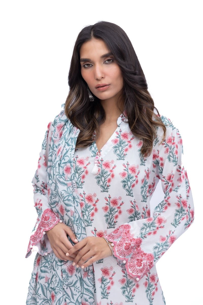 Khaadi 3Pc Embroidered Lawn Suit SS2342A gulbuy.com