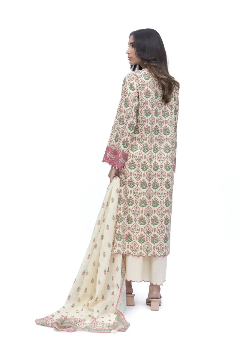 Khaadi 3Pc Embroidered Lawn Suit SS2345A gulbuy.com