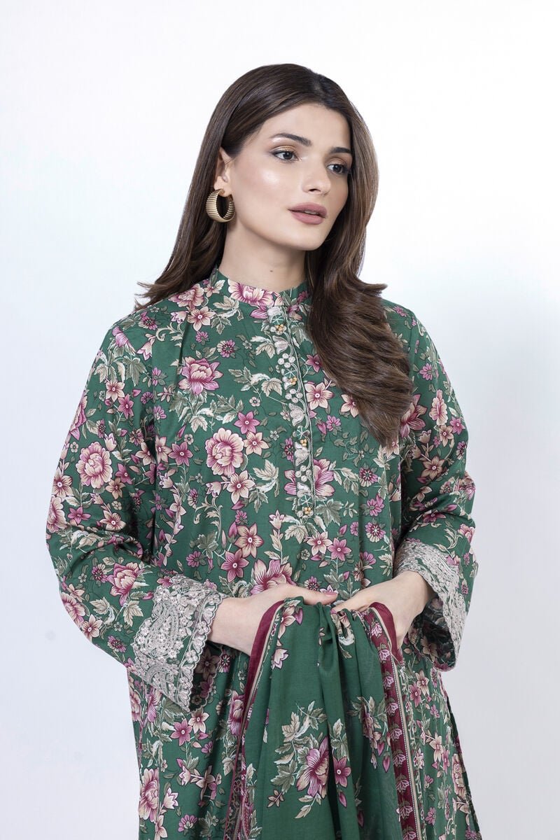 Khaadi 3Pc Printed Lawn Suit SS2394A gulbuy.com