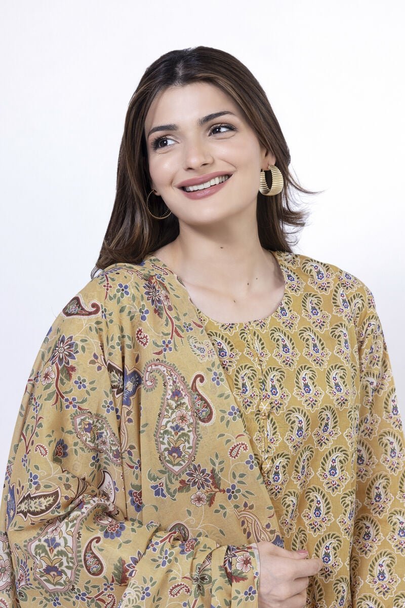 Khaadi 3Pc Printed Lawn Suit SS2395A gulbuy.com