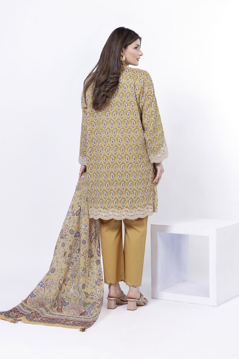 Khaadi 3Pc Printed Lawn Suit SS2395A gulbuy.com
