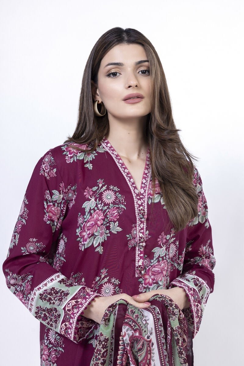 Khaadi 3Pc Printed Lawn Suit SS2397A gulbuy.com