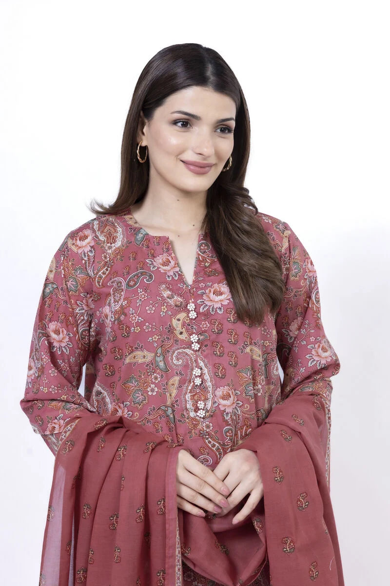 Khaadi 3Pc Printed Lawn Suit SS2398A gulbuy.com