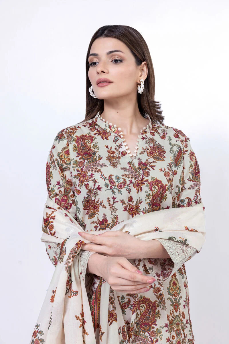 Khaadi 3Pc Printed Lawn Suit SS2399A gulbuy.com