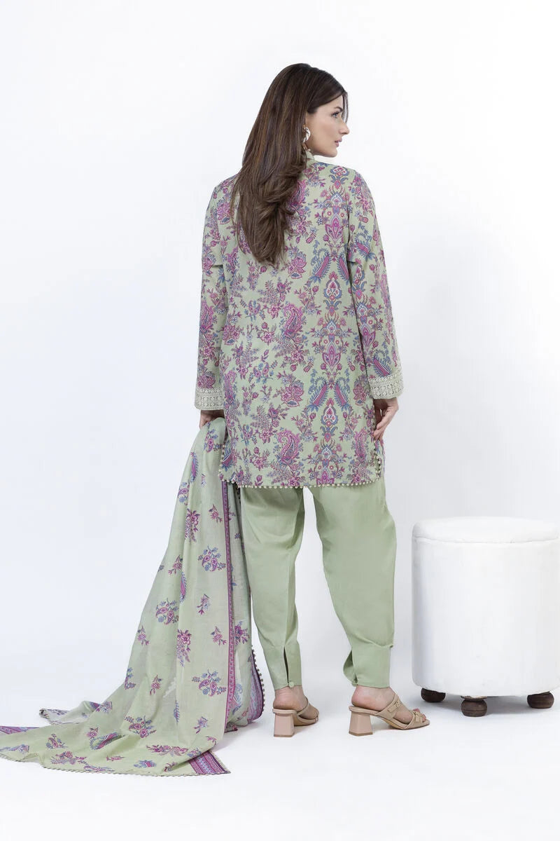 Khaadi 3Pc Printed Lawn Suit SS2399B gulbuy.com