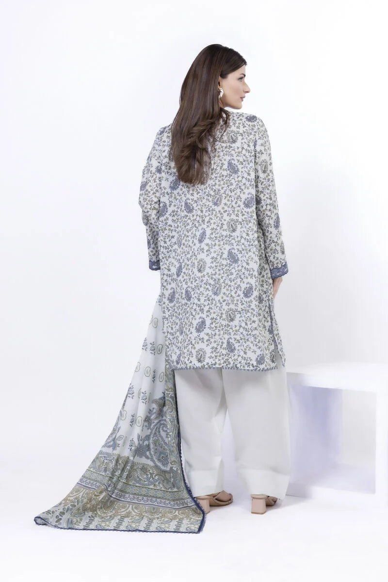 Khaadi 3Pc Printed Lawn Suit SS2401A gulbuy.com