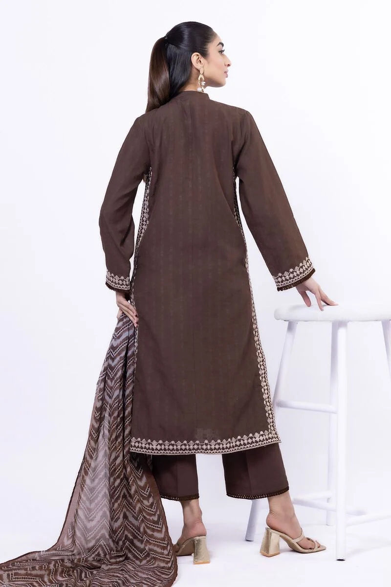 Khaadi 3Pc Embroidered Lawn Suit SS611B gulbuy.com