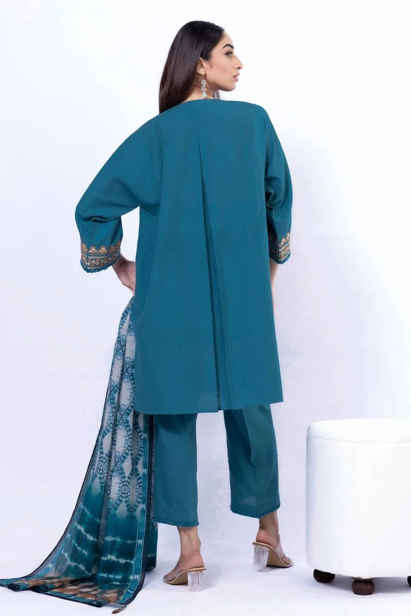 Khaadi 3Pc Embroidered Lawn Suit SS612A gulbuy.com