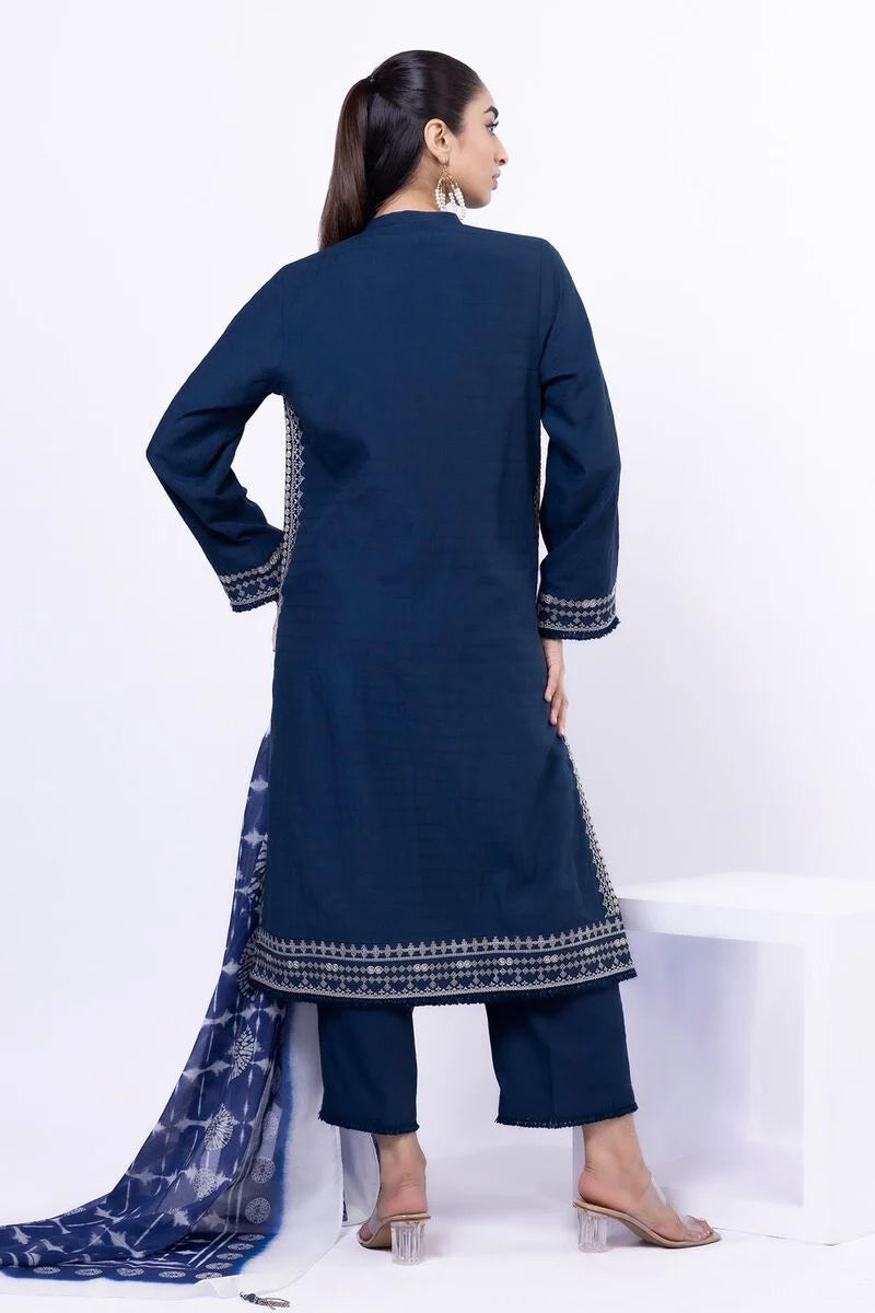 Khaadi 3Pc Embroidered Lawn Suit SS614A gulbuy.com