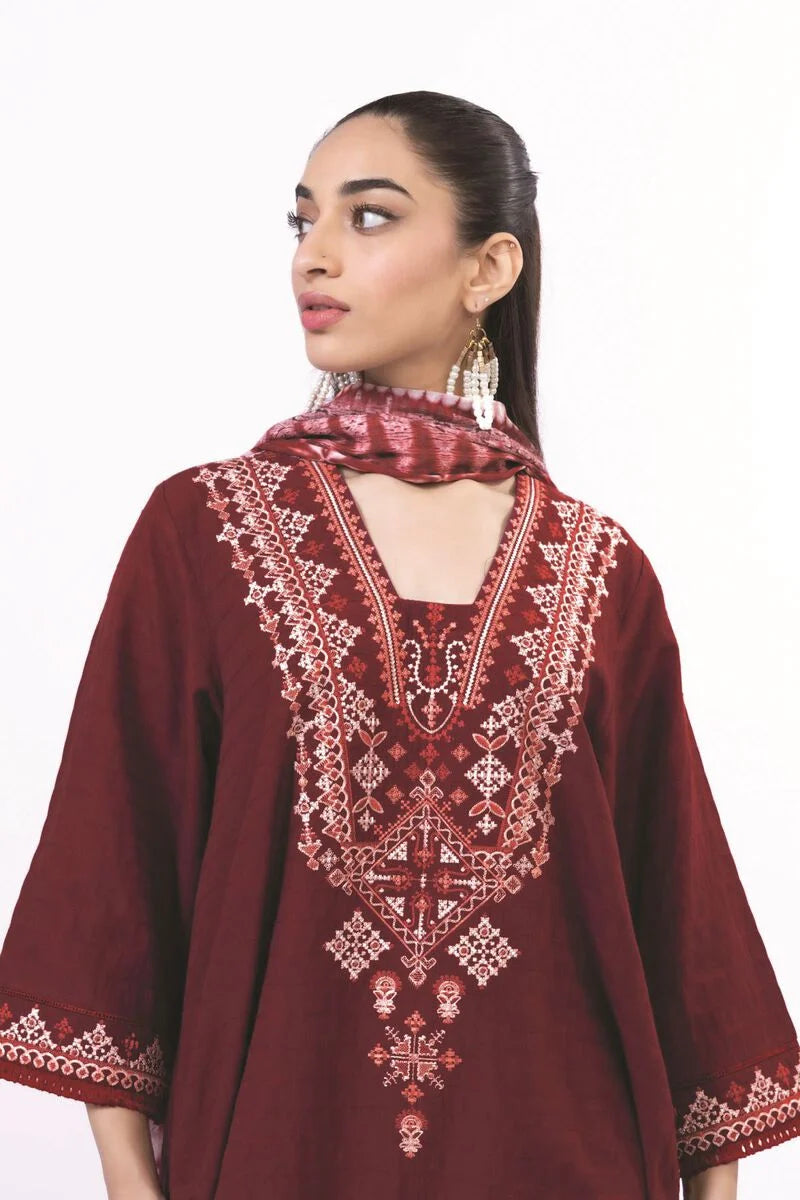 Khaadi 3Pc Embroidered Lawn Suit SS616A gulbuy.com