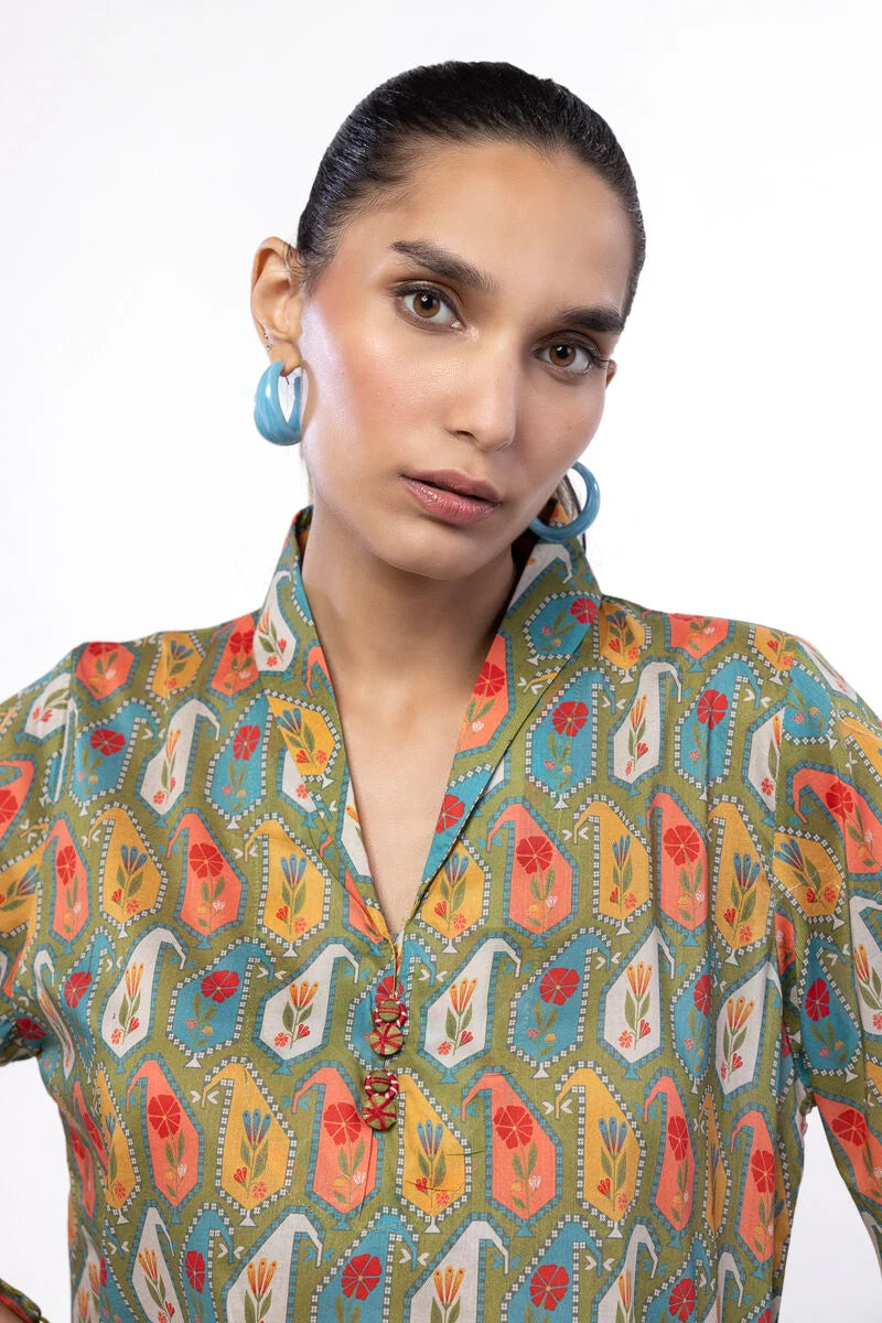 Khaadi 2Pc Printed Lawn Suit SSY2500A gulbuy.com