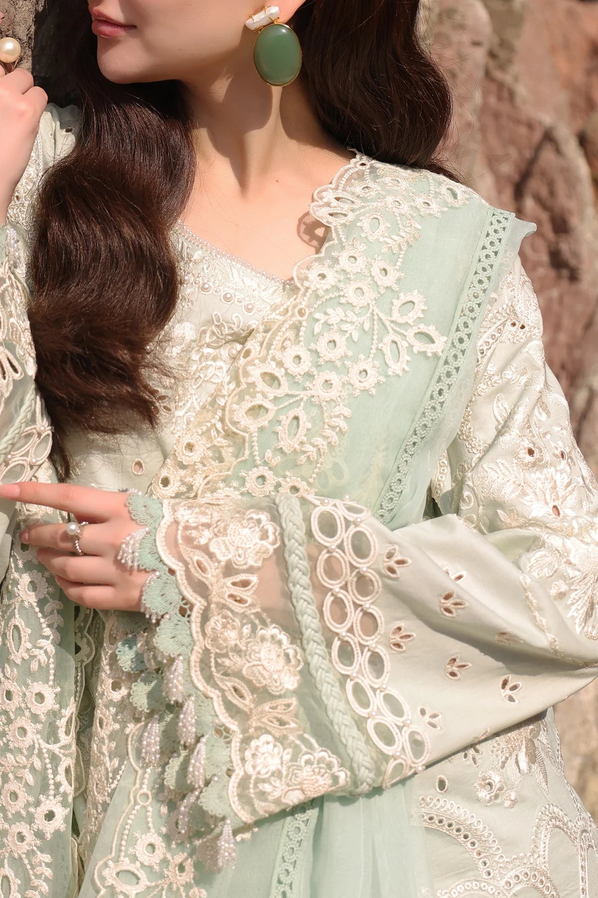 Imrozia 3Pc Embroidered Lawn Suit SL 80 Zimal gulbuy.com