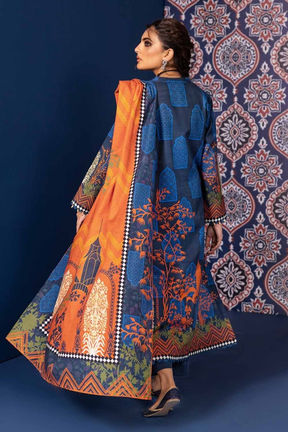 Gulahmed 3 Piece Khaddar Printed Suit (K-32001) gulbuy.com