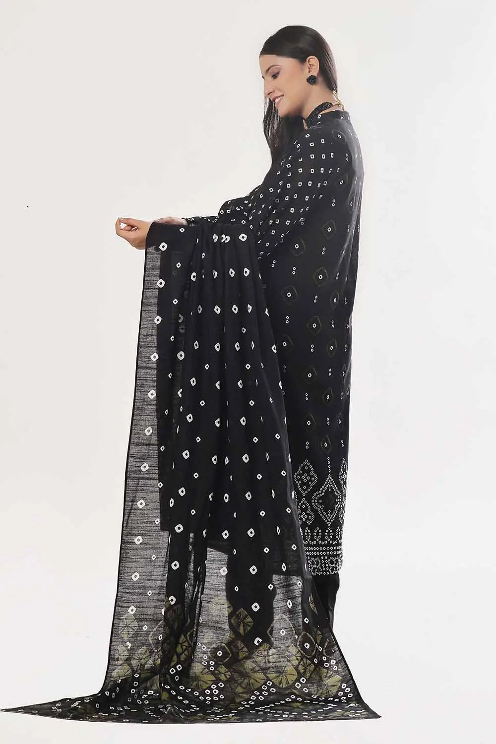 GulAhmed 3Pc Printed Khaddar Suit WNS-42031 gulbuy.com