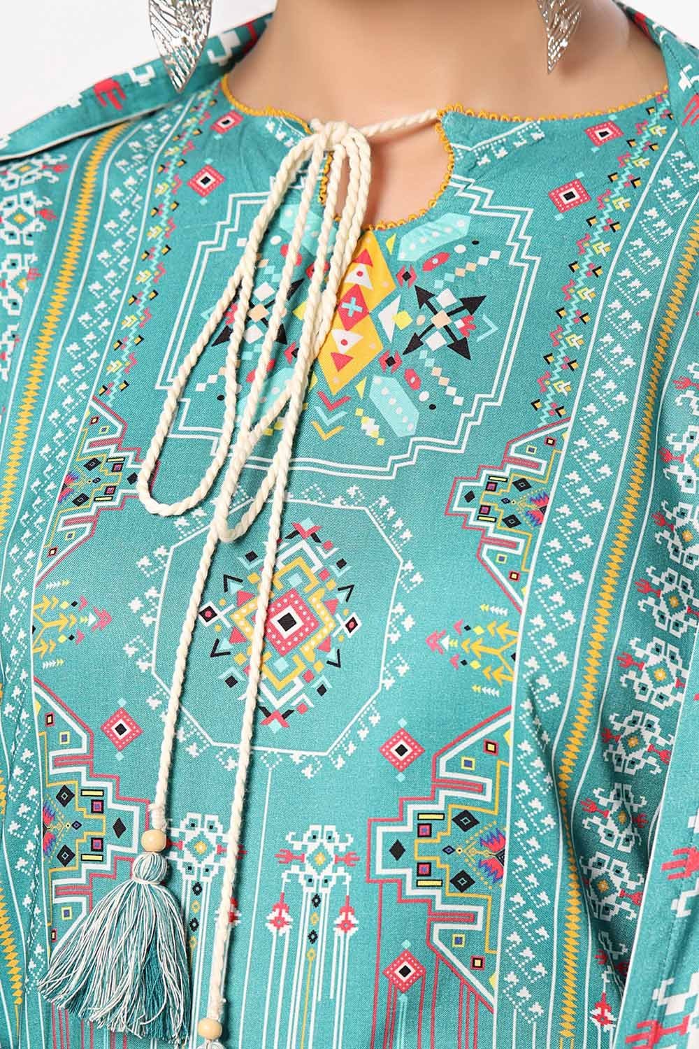 GulAhmed 3Pc Printed Linen Suit WNS-42090 gulbuy.com