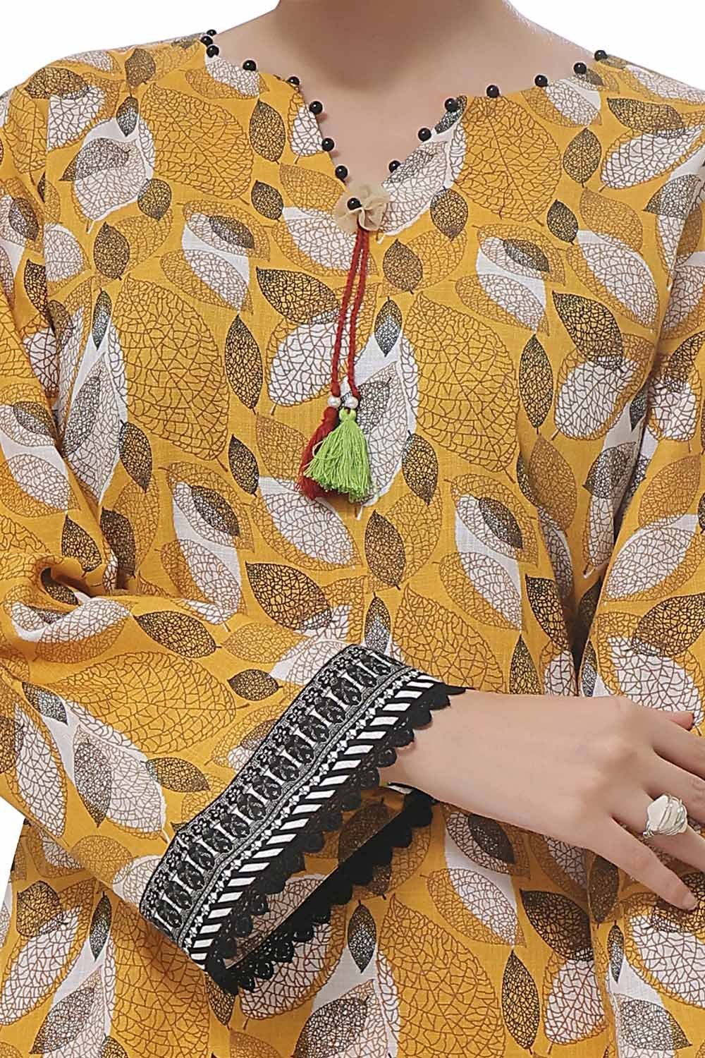 GulAhmed 3Pc Printed Khaddar Suit WNS-42130 gulbuy.com