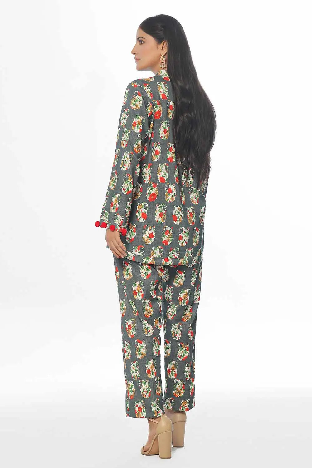 GulAhmed 2Pc Printed Khaddar Suit WNST-42003 gulbuy.com