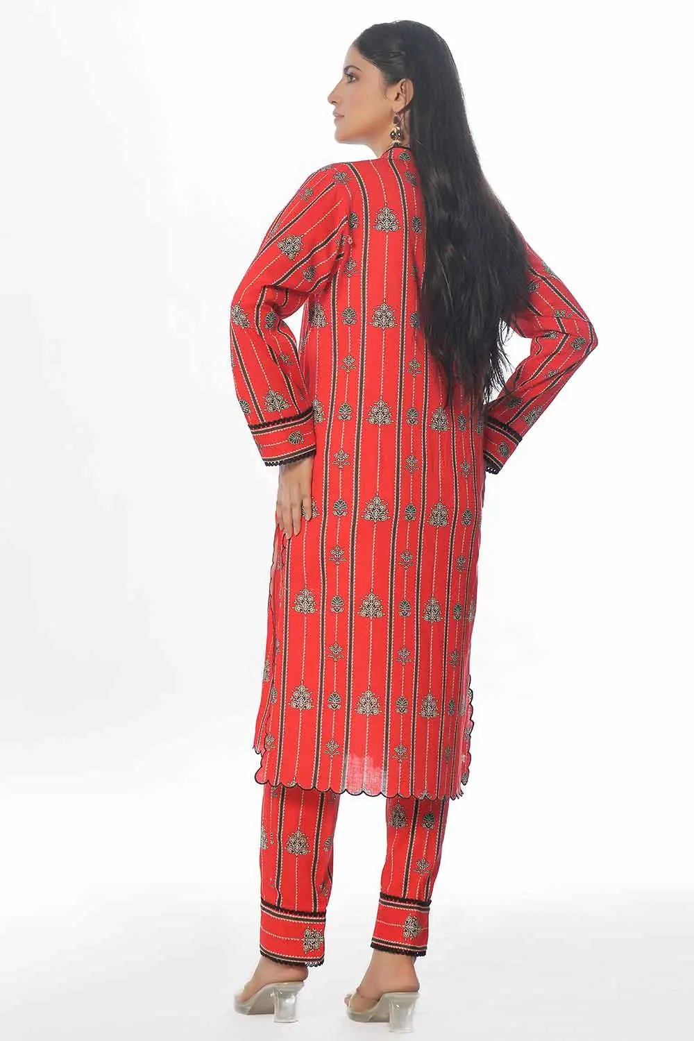 GulAhmed 2Pc Printed Khaddar Suit WNST-42004 gulbuy.com