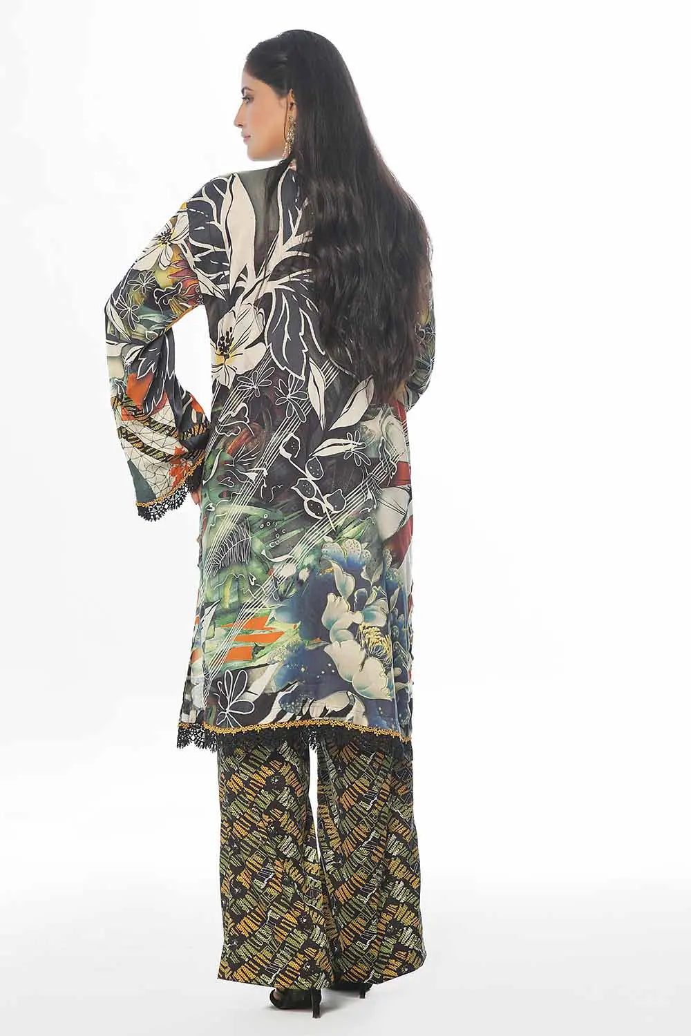 GulAhmed 2Pc Printed Linen SuitWNST-42008 gulbuy.com