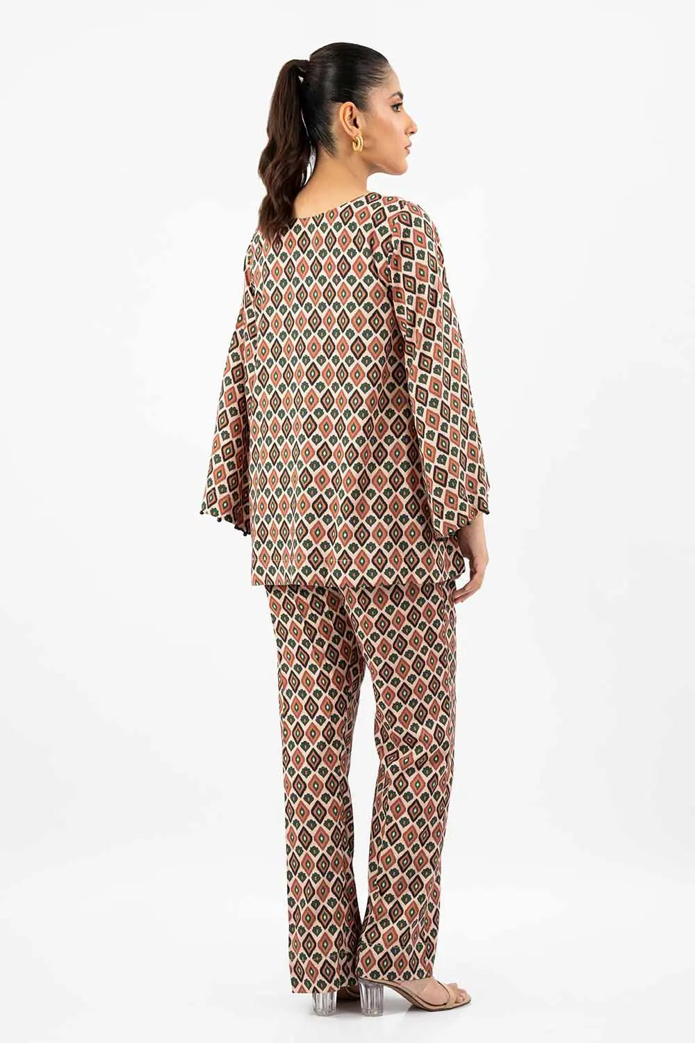 GulAhmed 2Pc Printed Linen Suit WNST-42010 gulbuy.com