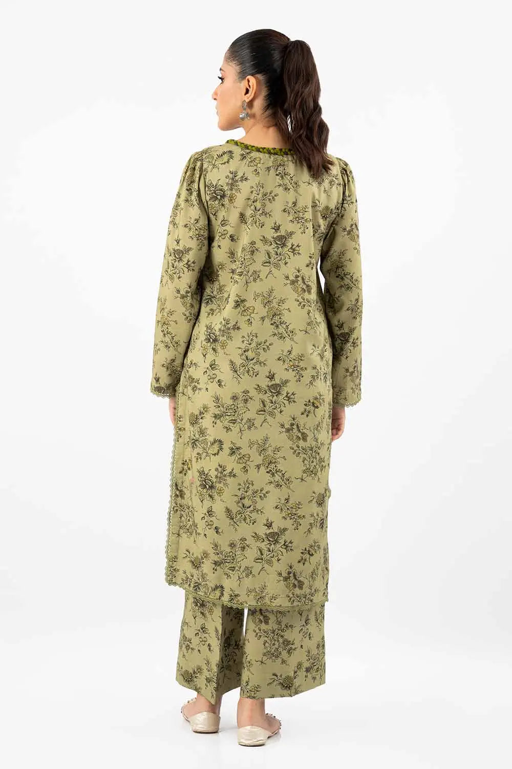 GulAhmed 2Pc Printed Linen SuitWNST-42012 gulbuy.com