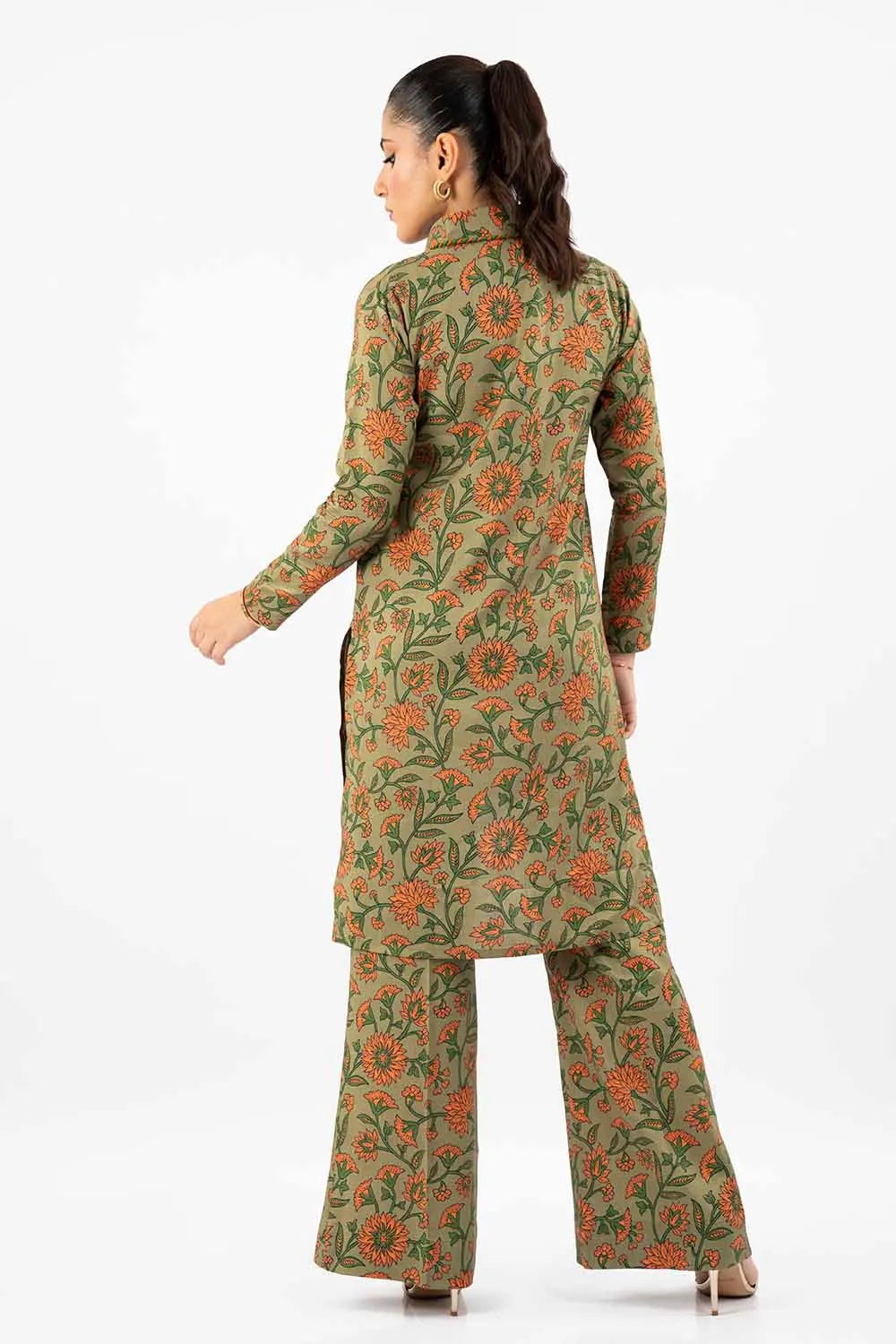 GulAhmed 2Pc Printed Linen SuitWNST-42013 gulbuy.com